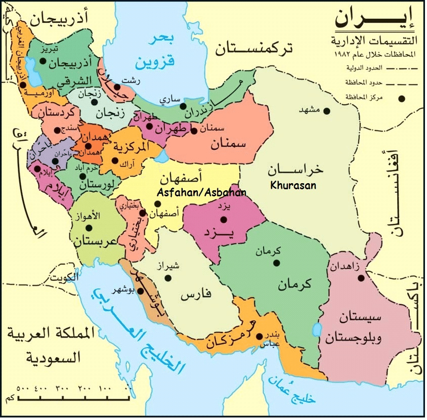 peta negara iran